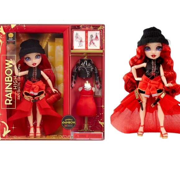 Rainbow Ruby Anderson Fashion Doll with Red Hair - Picture 1 of 7